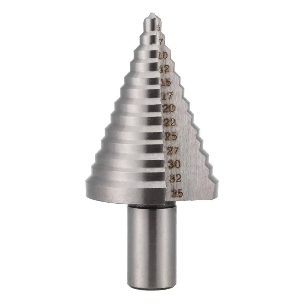 1 шт. спиральное Рифленое ступенчатое сверло из быстрорежущей стали инструмент