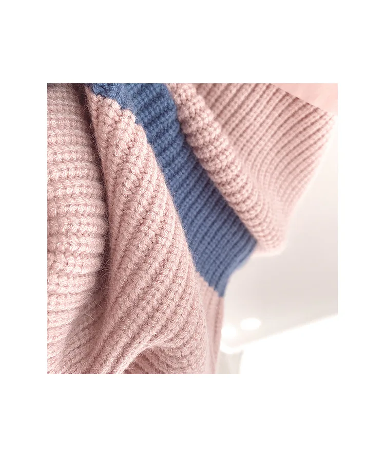 Autumn Winter Women's Sweater Knitting Set Long-sleeved Pullover and Skirt Suit Korean Sweater Set 2-piece Set Skirt Women 9736