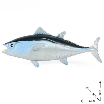 

Simulation Tuna Animal Figure Collectible Toys Sea Animal Cognition Action Figures Kids Plastic Toys