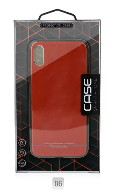 cardboard 06 100 шт Новое поступление ПВХ упаковочная коробка с внутренним лотком для iPhone11 pro max 11 pro сотовый Чехол для телефона - Цвет: cardboard 06