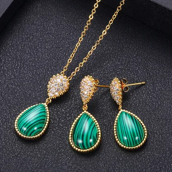 

jankelly Nigeria 2pcs Bridal Zirconia Jewelry Sets For Women Party, Luxury Dubai Nigeria CZ Crystal Wedding Jewelry Sets