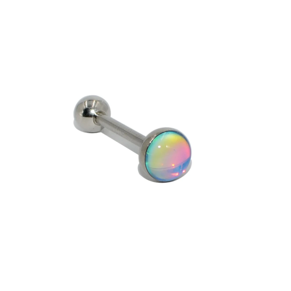 Piercing Jewelry Body Piercing Jewelry Body Jewelry Surgical Steel Tongue Barbell Ring 1PC