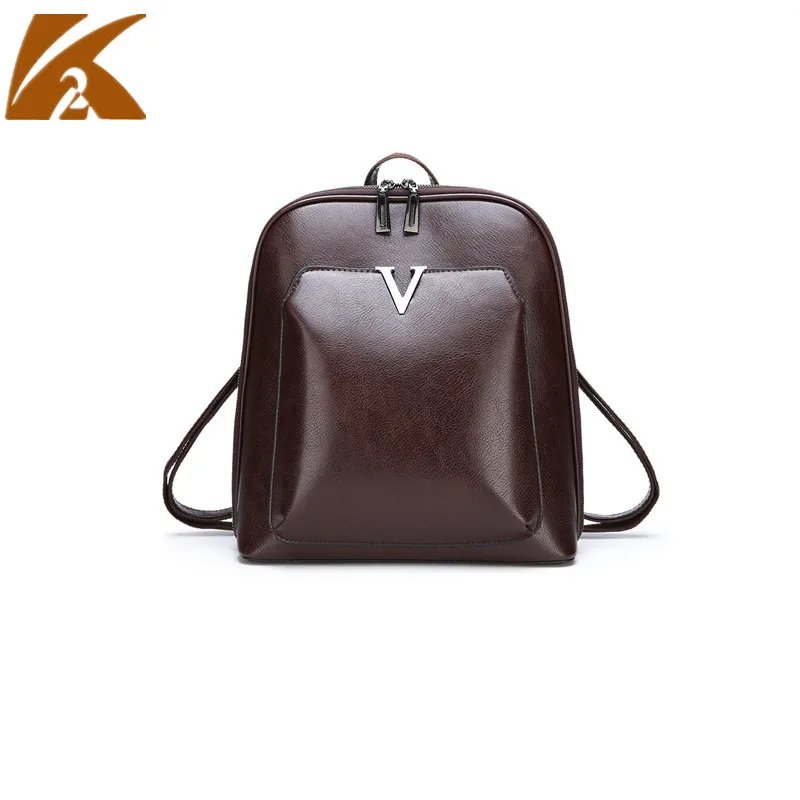 KVKY 2019 Новый Модный женский рюкзак из искусственной кожи Школьные сумки для