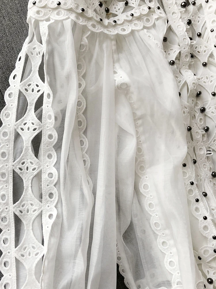 TESSCARA Beading Dress Shirt Image 13