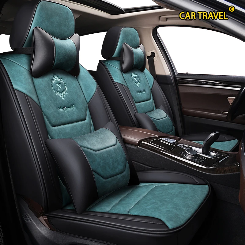 CAR TRAVEL leather car seat covers For kia rio morning stinger niro
