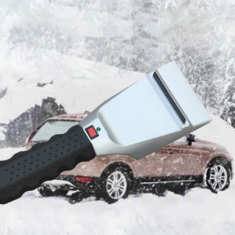 12V автомобиль Отопление двойного назначения, лопата для уборки снега с машины, сигарета производитель грузовых автомобилей Снег лопата, лед скребок