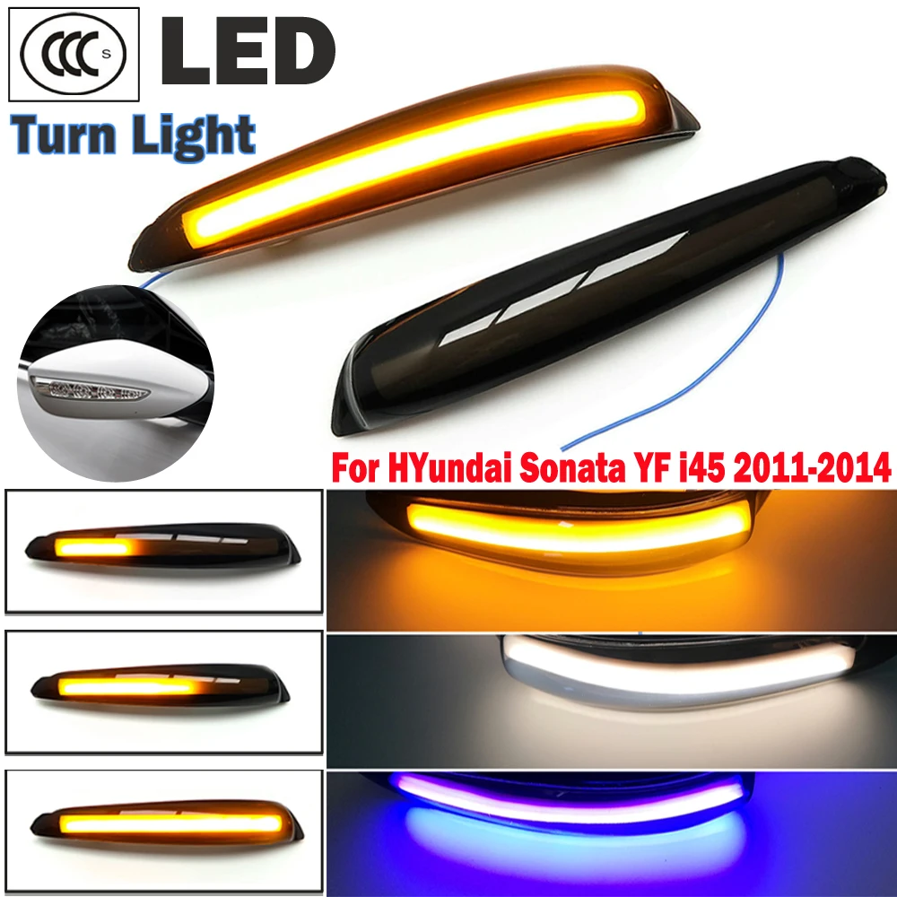 Dynamic LED Turn Signal Light Side Wing Mirror Blinker Sequential