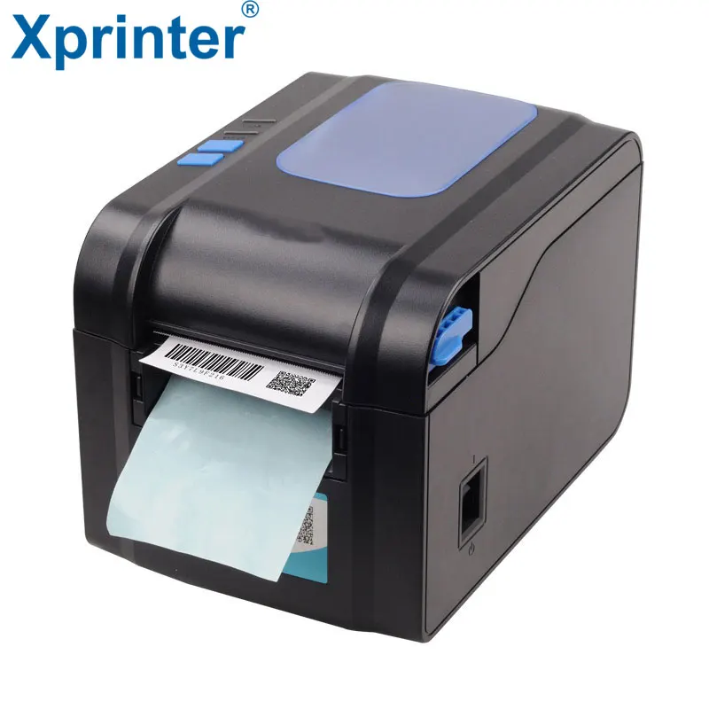 

Xprinter XP-370B 152mm/s Thermal Barcode/Label Printer 20mm~82mm Automatic Stripping Paper 203DPI 3 Inch QR Code