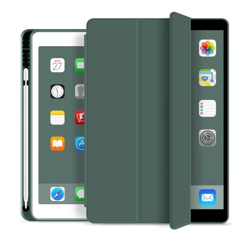 Чехол для iPad Pro 11 12 9 2021 с держателем карандашей безопасный магнитный смарт-чехол 10