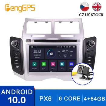 

Android 10.0 CD DVD Player For Toyota Yaris 2005-2011 GPS Navigation Multimedia Headunit Touchscreen With Carplay 4+64G DSP