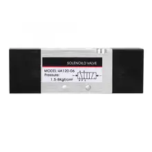 Высокое качество 4A120-06 2 положения 5 способ Пневматический воздушный клапан вход/выход/выхлопной PT1/8in пневматический инструмент