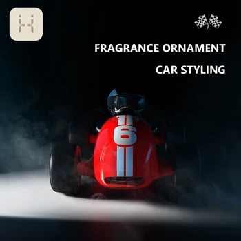 

Retro Racing Model Perfume Diffuser Car Air Freshener Office Desk Essential Oil Fragrance Bedroom Table Decoration Home Decor