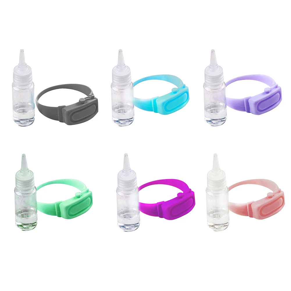 Hand Sanitizer Disinfectant Sub-packing Silicone Bracelet Wristband Hand Dispenser Wearable Hand Sanitizer Dispenser Pumps