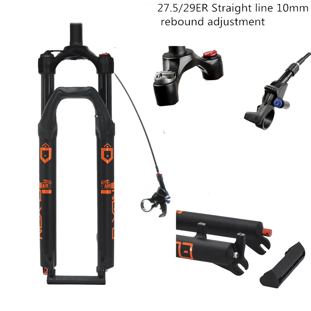 29RL oil damping Передняя вилка для горных велосипедов 27,5 дюйма 29 дюймов MTB велосипедная подвесная вилка воздушная амортизация Передняя вилка пульт дистанционного управления и ручное управление HL RL - Цвет: 29RL oil damping