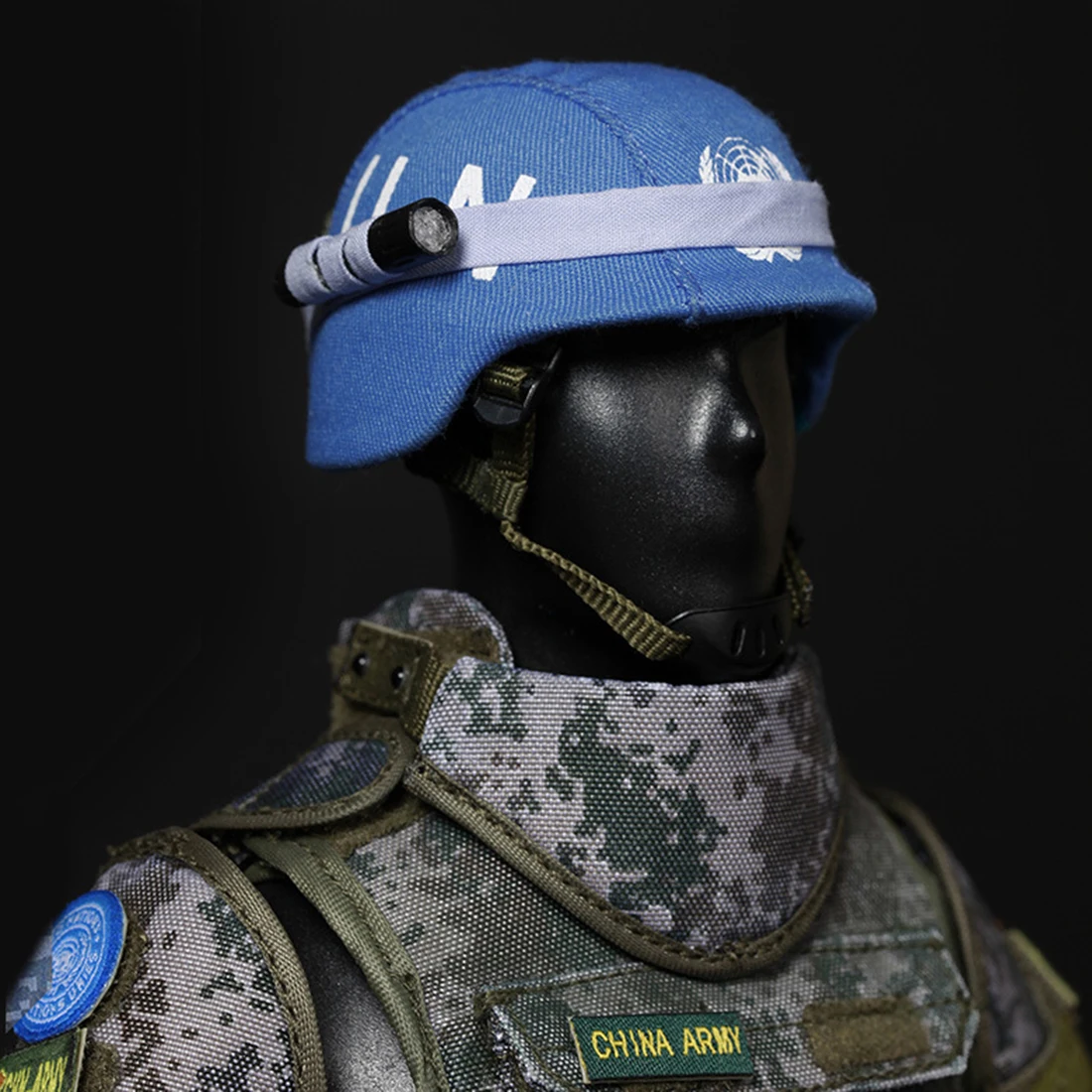 30 см 1/6 игрушечная фигурка китайский военный Солдат модель синий шлем воины
