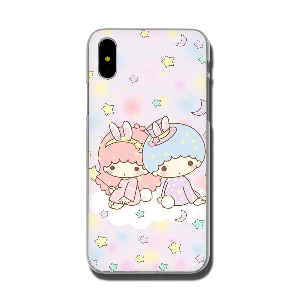 Твердый чехол для телефона EWAU My Melody Little Две звезды для iPhone 11 Pro 6 6S Plus 7 8 Plus X XS XR XS Max - Цвет: H5