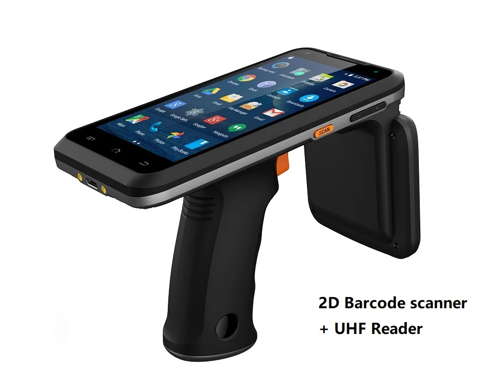 pdf scanner CARIBE Android 8.1 Mobile Data Collector IP66 Rugged Handheld PDA 1D 2D Barcode Scanner UHF RFID Reader high speed scanner Scanners