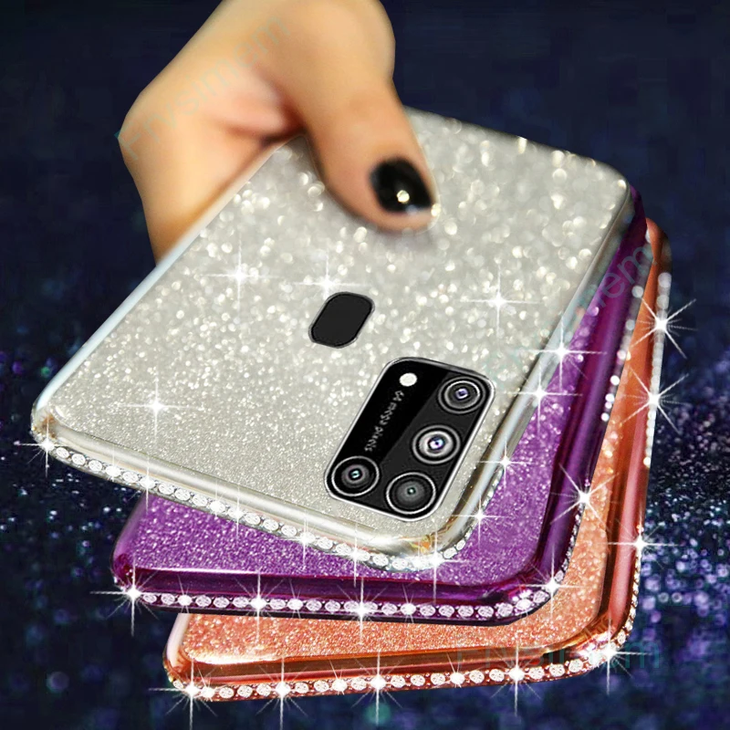 Shiny Bling for Samsung Galaxy M11 M21 M31 M31S M51 M02 M21S A02 A02S A42 A12 A52 A72 A11 A21S A31 A41 A51 A71 A01 Diamond Case | Мобильные
