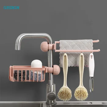 

kitchen organizer and storage faucet shelf sponge holder bathroom shelves cloth towel soap hanging dish dry rack drainer basket
