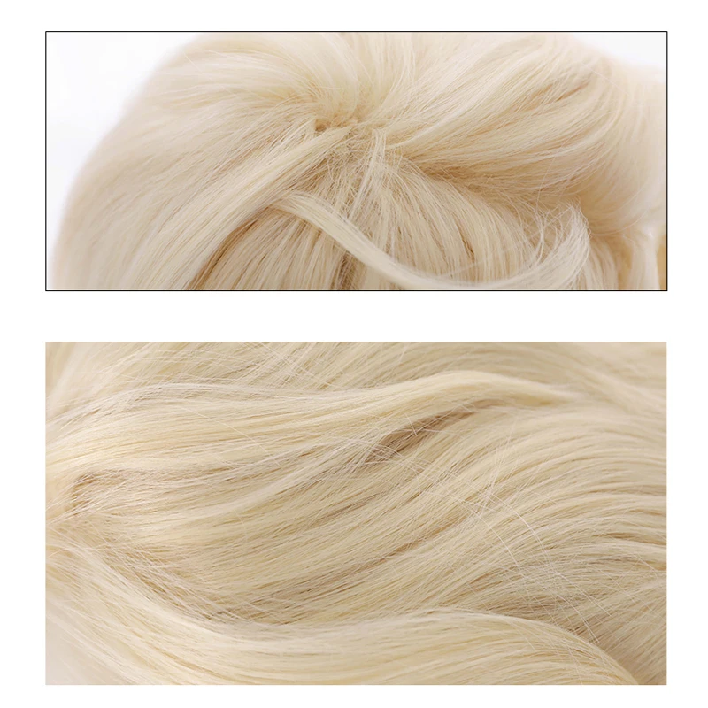 Caballeros rubia peluca Rick carnaval peluca rubia wig