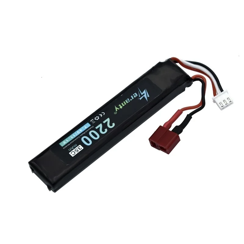 Радиоуправляемые игрушки пистолеты 2S 2200mAh 35C 7,4 V перезаряжаемая батарея с USB зарядным устройством для мини-страйкбола BB Воздушный пистолет электрические игрушки запчасти