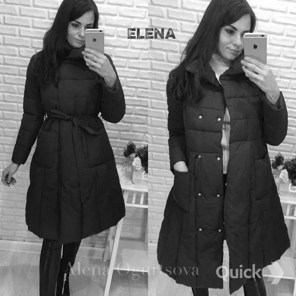 

2018 Autumn New Style Fashion Belt Cotton-padded Jacket AliExpress EBay