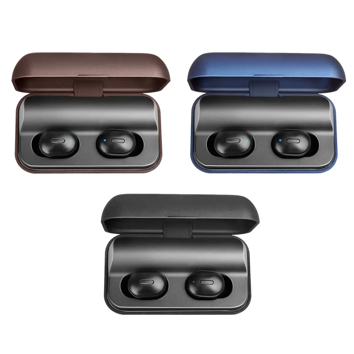 TWS Mini bluetooth 5,0 наушники гарнитура 3D стерео беспроводные наушники спортивные громкой связи Наушники с микрофоном 2600mA зарядная коробка