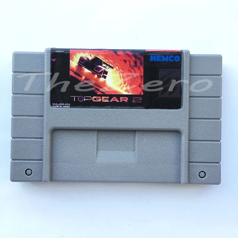 Топ Gear 2 Версия США для 16 бит карточки супер игры Картридж карта 46pin NTSC игровой