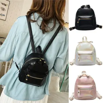 

Small Gradient Backpack Girls Women School Mini Bag Travel Rucksack Shoulder Bag