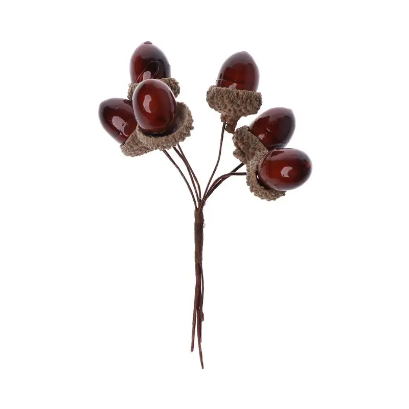 

Artificial Flower Pine Nut Cone Bouquet For Wedding Christmas Decoration DIY Handmade Wreath Gift Scrapbook Accessories