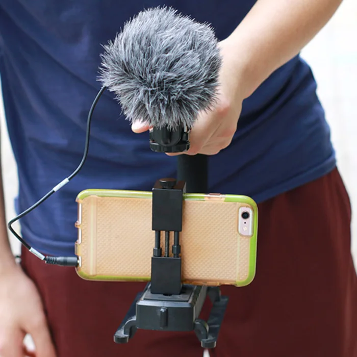 Микрофон видео микрофон для интервью для DSLR камеры для iPhone Android телефон планшетный ПК Macbook GV99