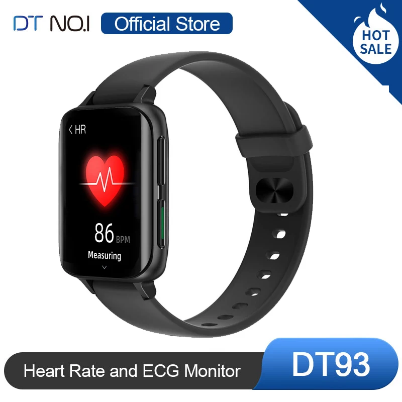Smart Watch  Men Women Smartwatch Real-time Weather Forecast Activity Tracker Heart Rate Monitor Sport Fitness Band DT NO.1 DT93