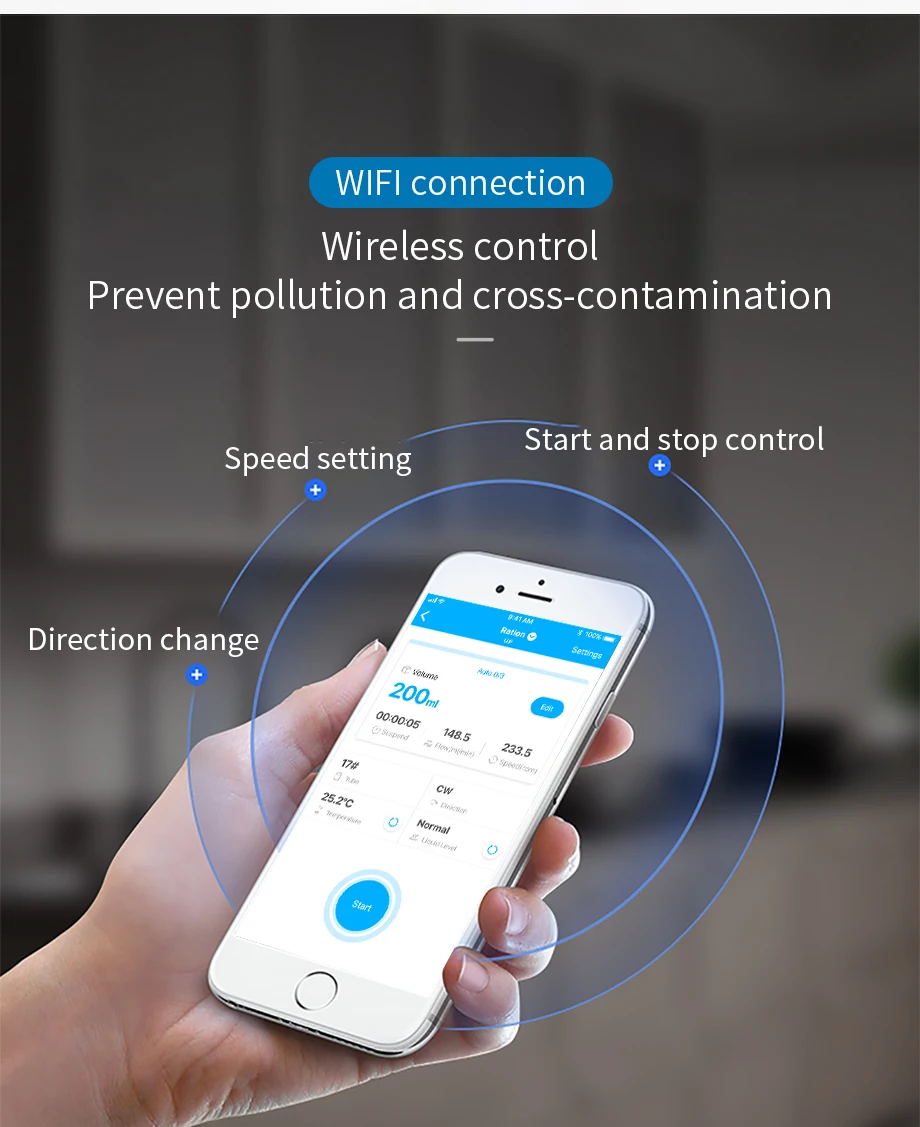 Kamoer Lab UIP WiFi шаговый двигатель перистальтический насос лабораторный насос заводской насос
