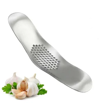 Stainless Steel Garlic Press Crusher