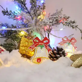

1 String Of LED Lights Santa Claus Snowman LED String Fairy Lighting Halloween Lights Garland Home Christmas Decorations Pa H8E8