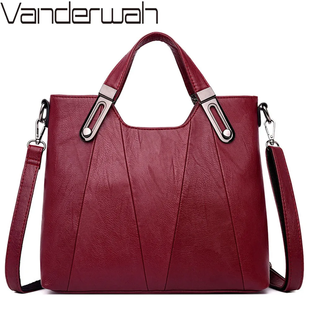  Luxury Soft Leather Handbag Women Bag Designer Female Crossbody Bag Famous Brand Shoulder Messenger - 4000062568608
