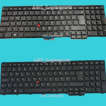 

New SD Swedish Nordic Finnish Danish Norwegian Keyboard For LENOVO IBM Thinkpad W540 W541 W550 W550s Black, NO BACKLIT, Pointer
