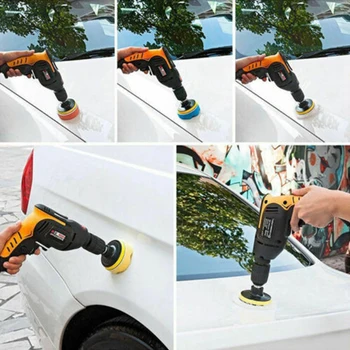 

Drill Outdoor Polishing Pad Replacement 3 Inch Cleaning Tool Waxing Sealing Glaze Set Removable Buffing Useful Car