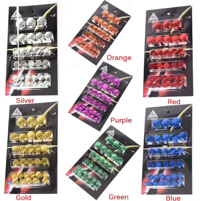 30Pcs Motorcycle Nut Bolt Cap Cover Decoration Centro Motor Bike Ornamental Molding For Yamaha Kawasaki Honda Benelli BMW Suzuki
