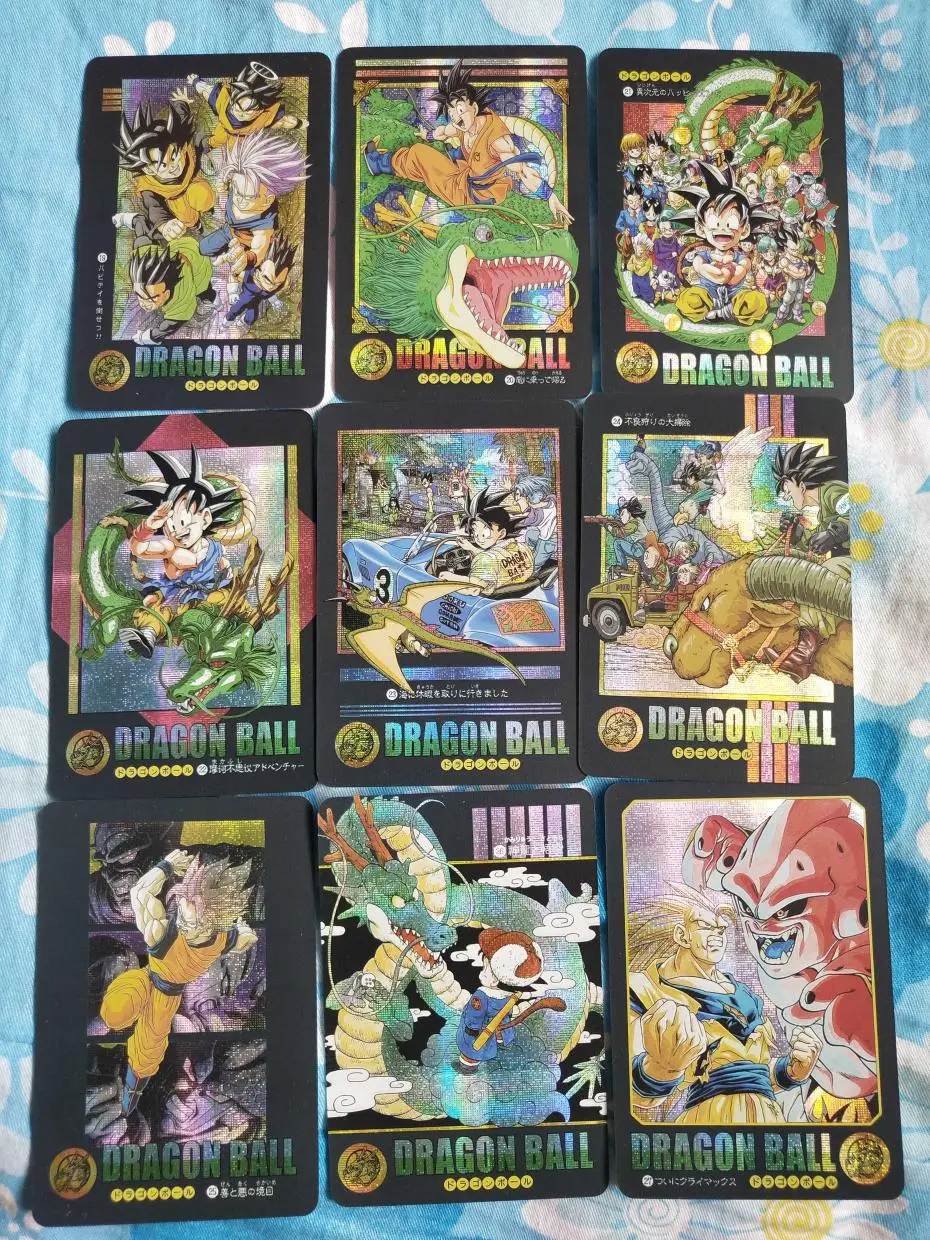 

54pcs / set Super Dragon Ball Holographic Flash Card Z Hero Storm Cloud 11 Fight Card Instinct Goku Vegeta Game Collection Card