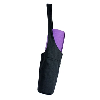 

Large Size Zipper Pocket Fit Most Size Mats Yoga Mat Tote Sling Carrier Fitness Supplies Mats New Yoga Mat Bag Canvas Yoga