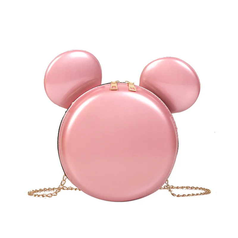 Новая Милая дамская сумочка Disney маленькая круглая с Микки Маусом индивидуальный