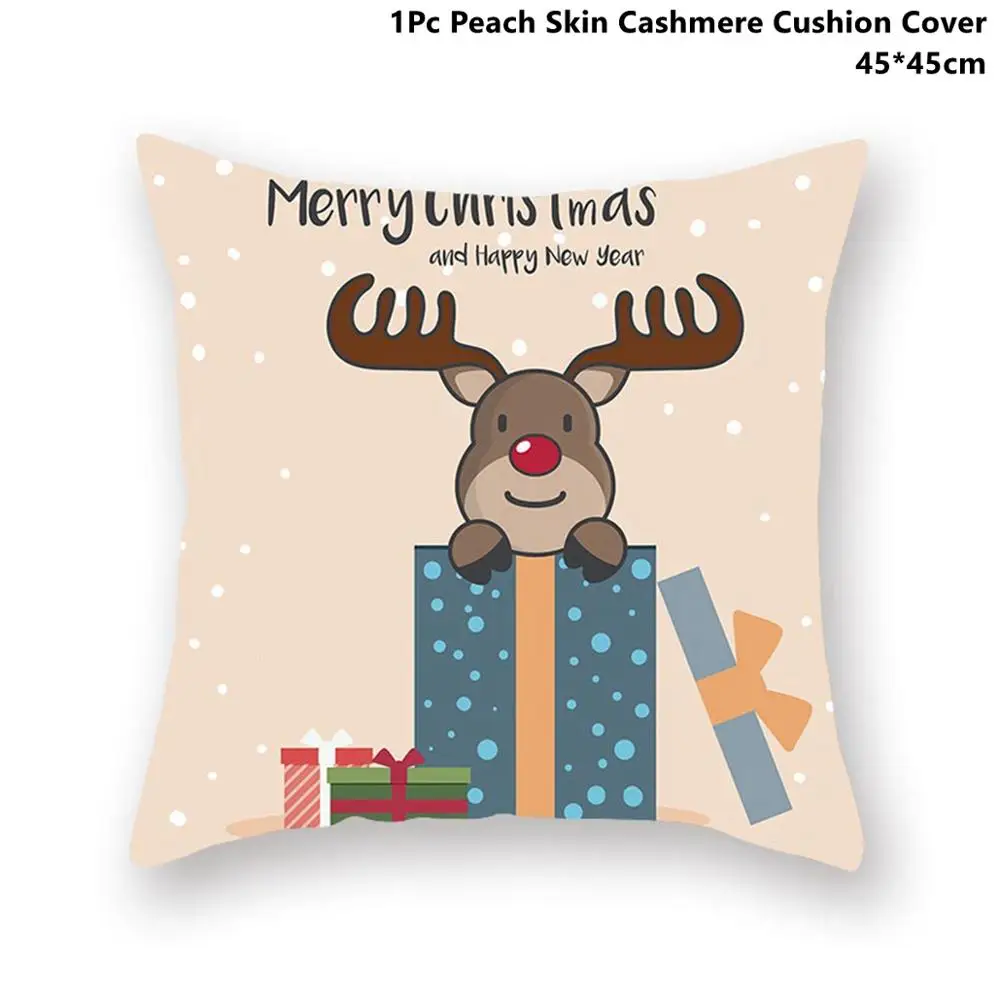 Xmas Pillowcase 15 Taoup мультяшная Рождественская наволочка, рождественские украшения, Рождественское украшение для дома Noel, новогодние подарки для детей Navidad - Цвет: Xmas Pillowcase 15