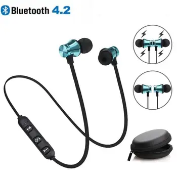 

Magnetic Wireless bluetooth Earphone XT11 music headset Phone Neckband sport Earbuds Earphone with Mic For iPhone Samsung Xiaomi