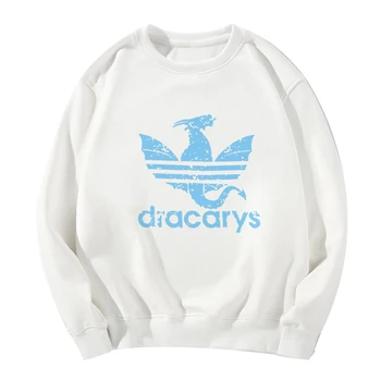 

Long Sleeve Hatless Hoodies Dragon Tracksuit Oversize Gothic Round Collar Casual bluza damska Autumn Winter Harajuku Sweatshirt