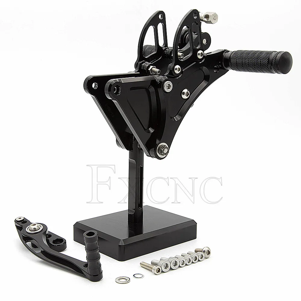 Aluminum Motorcycle Rearset Footpeg Pedal Foot Peg Adjustable Footrest Rear Set Footrest For BUELL XB9S XB12S XB9R XB12R motorcycle accessories,motorcycle footrests,motorcycle foot pedals