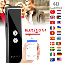 Умный голосовой переводчик портативный двухсторонний в режиме реального времени 40 языковой перевод для обучения путешествий бизнеса и встречи 3E26