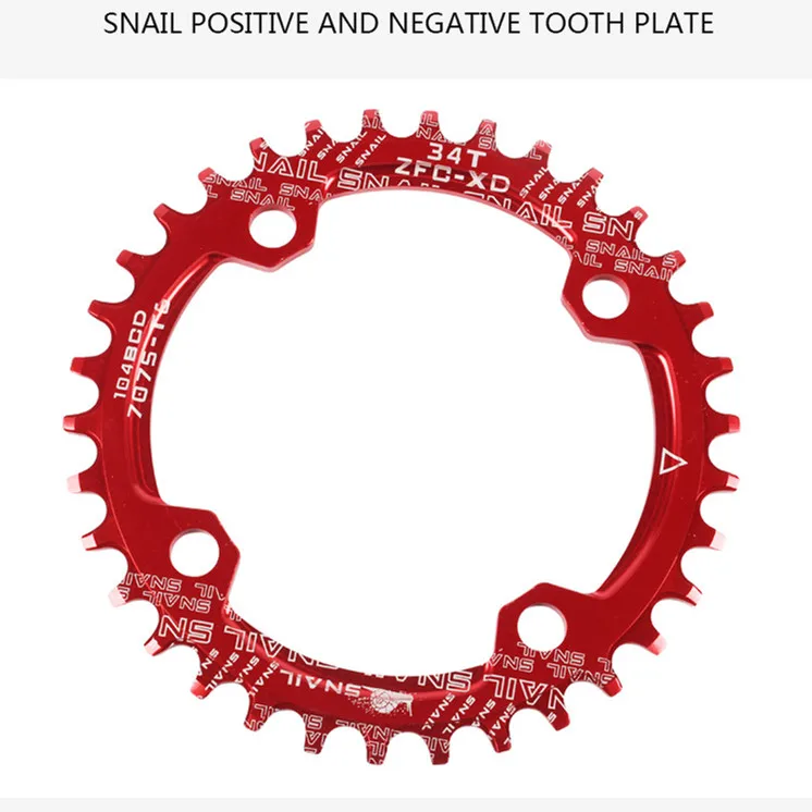 32/34/36 T/38 T положительные и отрицательные зубов круглая тарелка из одного диаметра окружности болтов(96BCD рукоятки MTB горный велосипед диск овальная тарелка