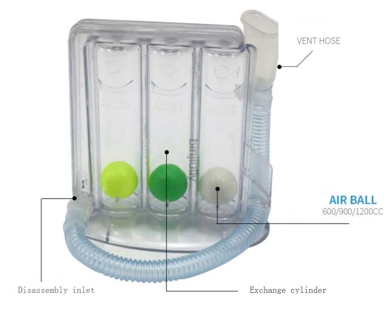 PROD 33058576152 respiratory exerciser Breathing trainer three ball
lung capacity training instrument lung function rehabilitation