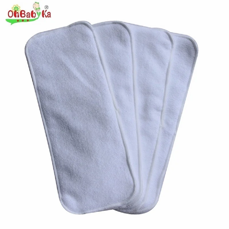 Washable Diapers Reuseable Baby Diapers Soft and Breathable Baby Nappies Cloth Diaper Inserts Newborn Baby Care
